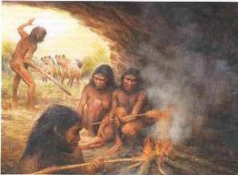 Homo sapiens cuevas y fuego